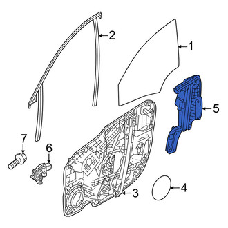 Volvo OE - Left Door Panel Carrier Bracket