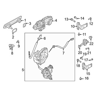Volvo OE - Front Door - Lock & Hardware