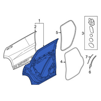 Volvo OE - Rear Left Door Shell