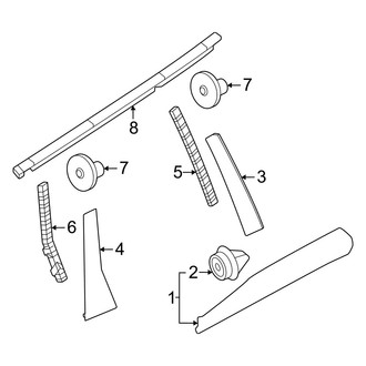 Volvo OE - Rear Door - Exterior Trim