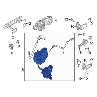 Volvo OE - Front Right Door Lock Actuator Motor