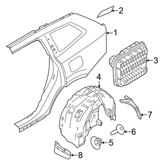 Volvo OE - Quarter Panel & Components (Quarter Panel)