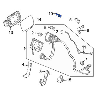 Volvo OE - Rear Drive Motor Battery Pack Charging Port Cover