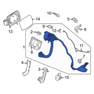 Volvo OE - Rear Drive Motor Battery Pack Charging Port Assembly
