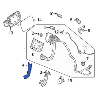 Volvo OE - Rear Outer Drive Motor Battery Pack Charging Port Cover