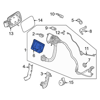 Volvo OE - Outer Drive Motor Battery Pack Charging Port Assembly Bracket