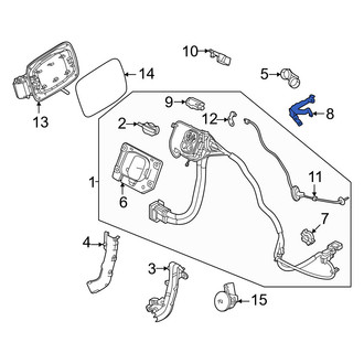 Volvo OE - Inner Drive Motor Battery Pack Charging Port Assembly Bracket