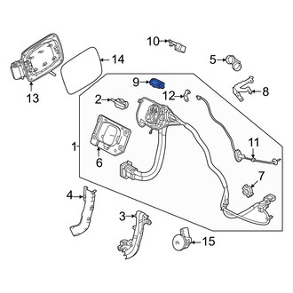 Volvo OE - Rear Drive Motor Battery Pack Charging Port Door Release Actuator