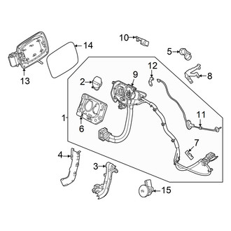 Volvo OE - Rear Drive Motor Battery Pack Charging Port Assembly