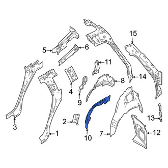 Volvo OE - Rear Left Lower Quarter Panel Reinforcement