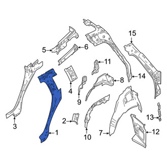 Volvo OE - Rear Left Body C-Pillar Reinforcement
