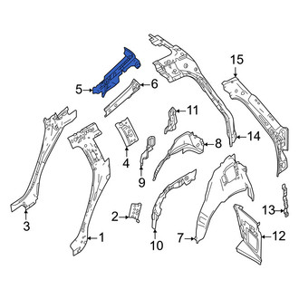 Volvo OE - Rear Left Outer Quarter Panel Reinforcement
