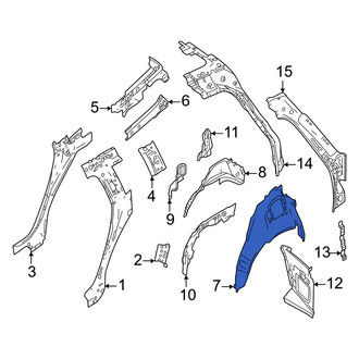 Volvo OE - Rear Left Outer Wheel Housing Side Panel