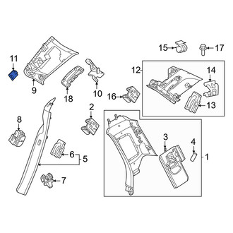 Volvo OE - Body A-Pillar Trim Panel Cap