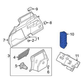 Volvo OE - Rear Right Lower Power Seat Switch