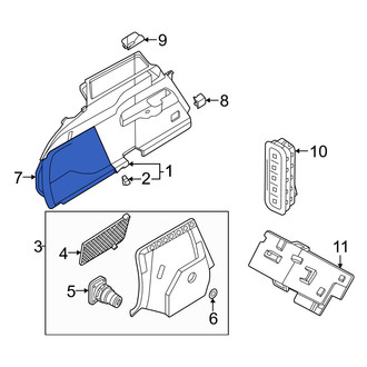 Volvo OE - Rear Left Interior Quarter Panel Trim Panel