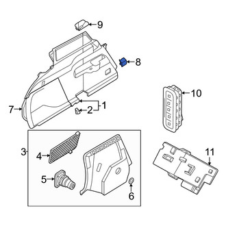 Volvo OE - Left Quarter Panel Trim Cap