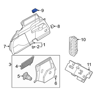 Volvo OE - Rear Right Lower Seat Belt Guide