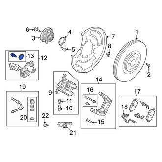 Volvo OE - Parking Brake Actuator Seal Kit