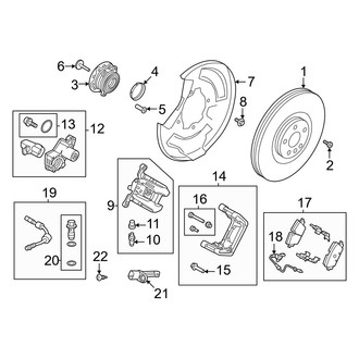 Volvo OE - Rear Suspension - Brake Components