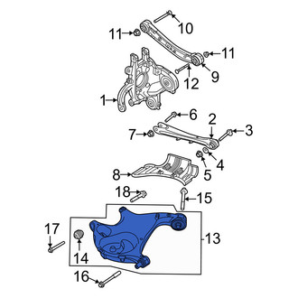 Volvo OE - Front Left Upper Suspension Control Arm