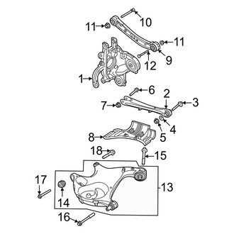 Volvo OE - Rear Suspension - Suspension Components