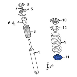 Volvo OE - Rear Lower Coil Spring Insulator