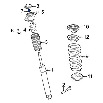 Volvo OE - Suspension Strut Nut
