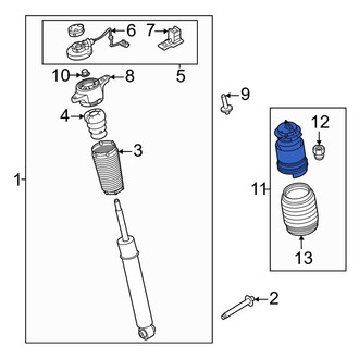 Volvo OE - Rear Left Air Suspension Spring