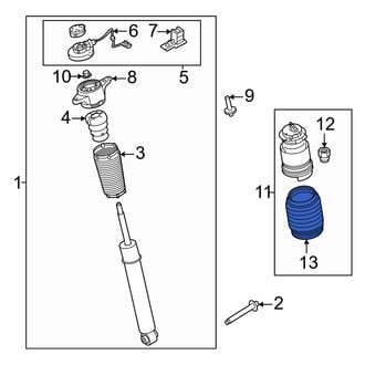 Volvo OE - Rear Suspension Strut Bellows