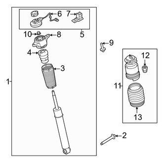 Volvo OE - Rear Suspension - Shocks & Components (With Auto Level)