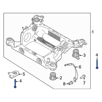 Volvo OE - Rear Suspension Crossmember Bolt