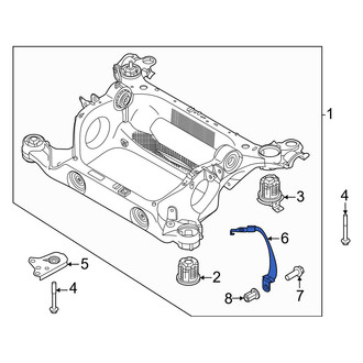 Volvo OE - Rear Body Electrical Ground Strap