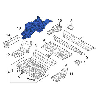 Volvo OE - Rear Left Frame Side Member