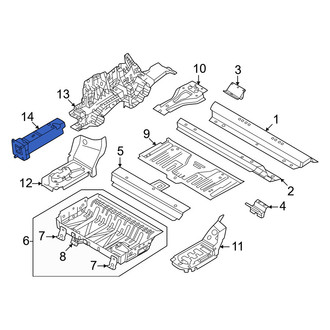 Volvo OE - Rear Left Frame Rail End