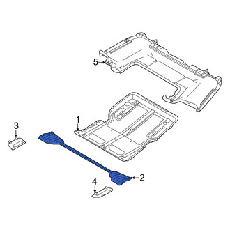 Volvo OE - Rear Center Floor Pan Splash Shield