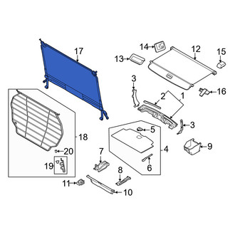 Volvo OE - Cargo Net Bracket