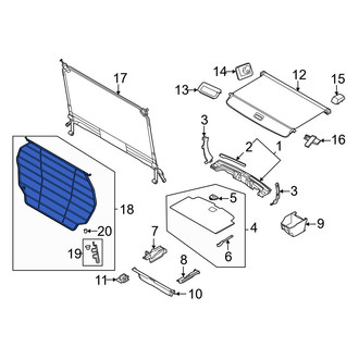 Volvo OE - Rear Cargo Net