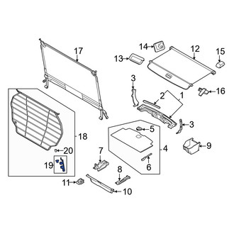 Volvo OE - Rear Cargo Net