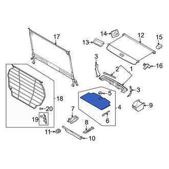Volvo OE - Rear Floor Cover Panel