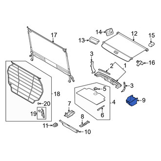 Volvo OE - Rear Floor Storage Compartment