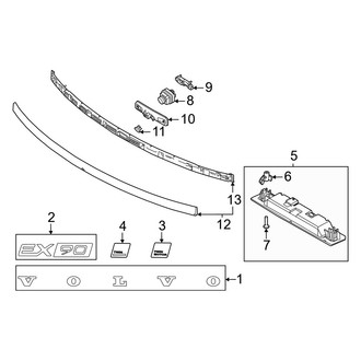 Volvo OE - Lift Gate - Exterior Trim