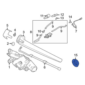 Volvo OE - Liftgate Washer Hose Grommet