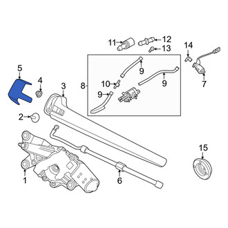 Volvo OE - Rear Wiper Arm Cover