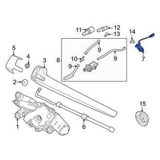 Volvo OE - Rear Back Glass Washer Nozzle
