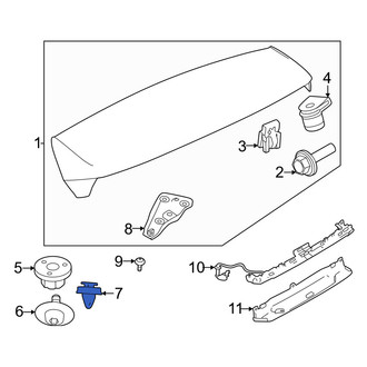 Volvo OE - Spoiler Clip