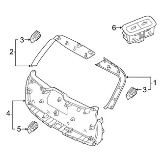 Volvo OE - Lift Gate - Interior Trim