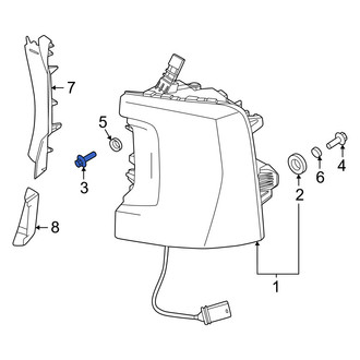 Volvo OE - Inner Tail Light Screw