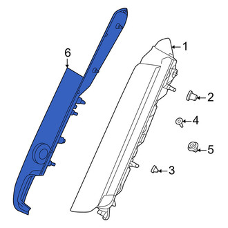 Volvo OE - Rear Left Tail Light Cover