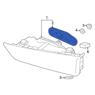 Volvo OE - Upper Outer Tail Light Seal